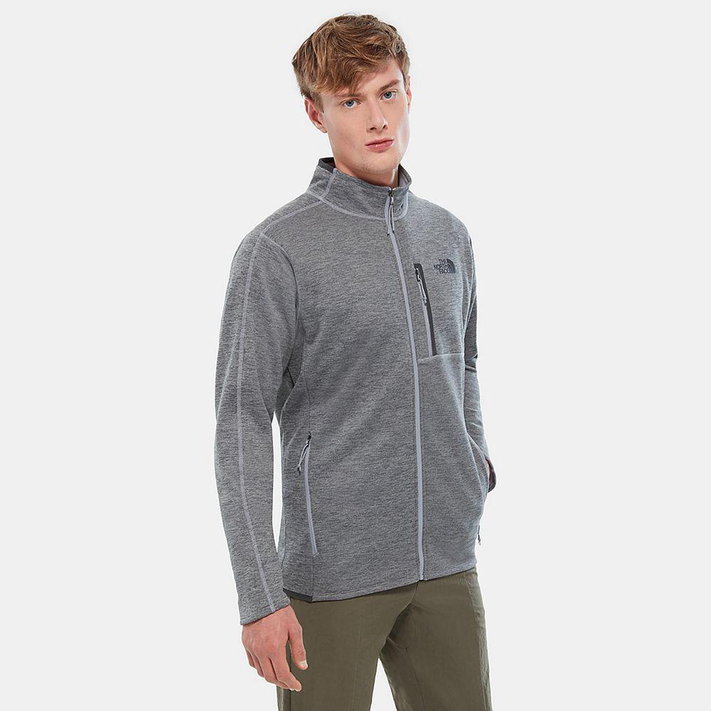 The North Face Canyonlands Ανδρικα Μπουφάν Fleece - Γκρι (DPCV42537)